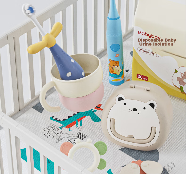 Пояс для новорожденных Beiboshi Babybox, бандаж для живота, защита пупка, предотвращение грыжи, хлопок, синий, 2 шт.