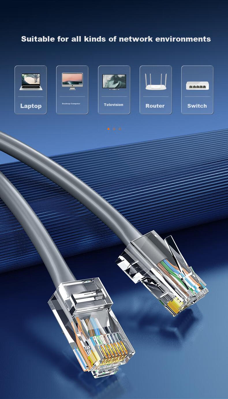 Кабель SAMZHE CAT5e Gigabit Ethernet, 0.50±0.008 мм чистая медная жила, неэкранированная витая пара, 305 метров, SZ-5305A