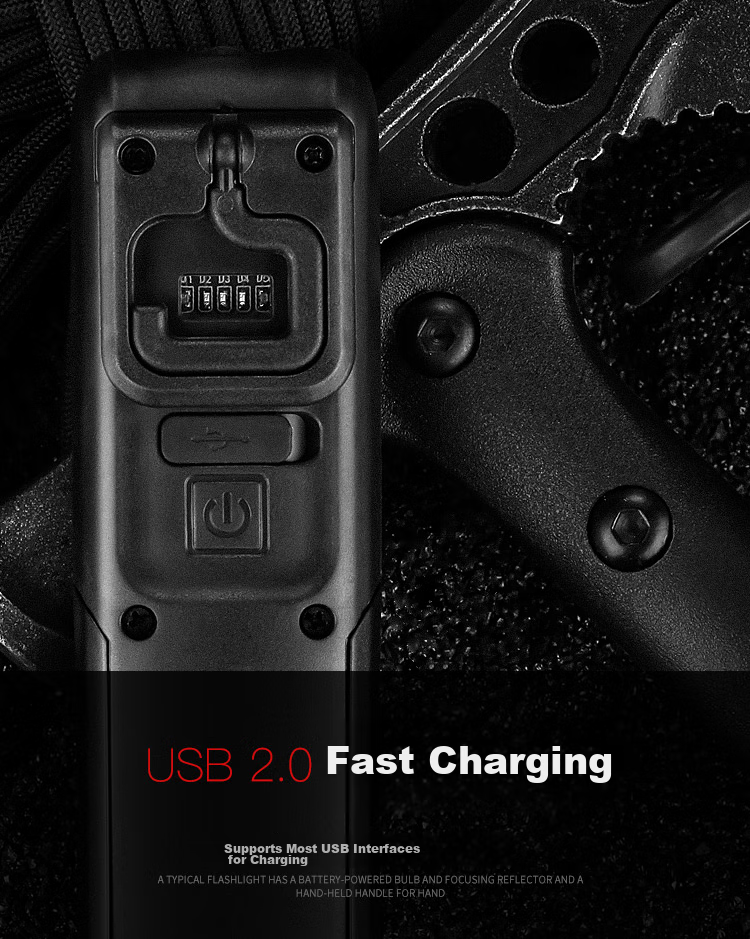 Фонарик SupFire G6, многофункциональный с магнитом, USB-перезаряжаемый светодиодный рабочий фонарь для улицы и дома, авторемонт