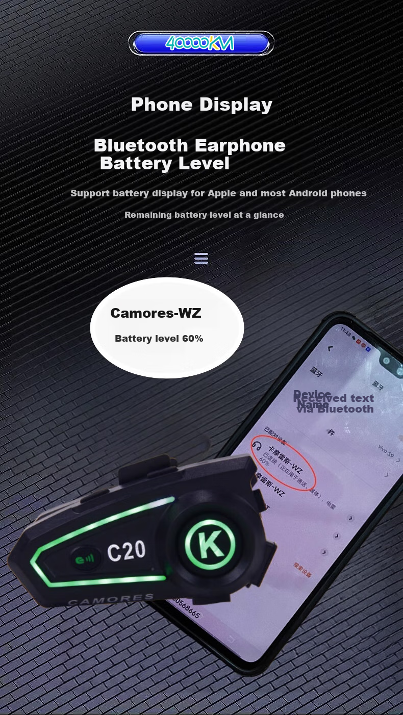 Шлем Bluetooth для мотоциклистов Siwangongli, водонепроницаемый, для электровелосипедов, полнолицевых и полулицевых шлемов, для курьеров, с голосовым интеркомом