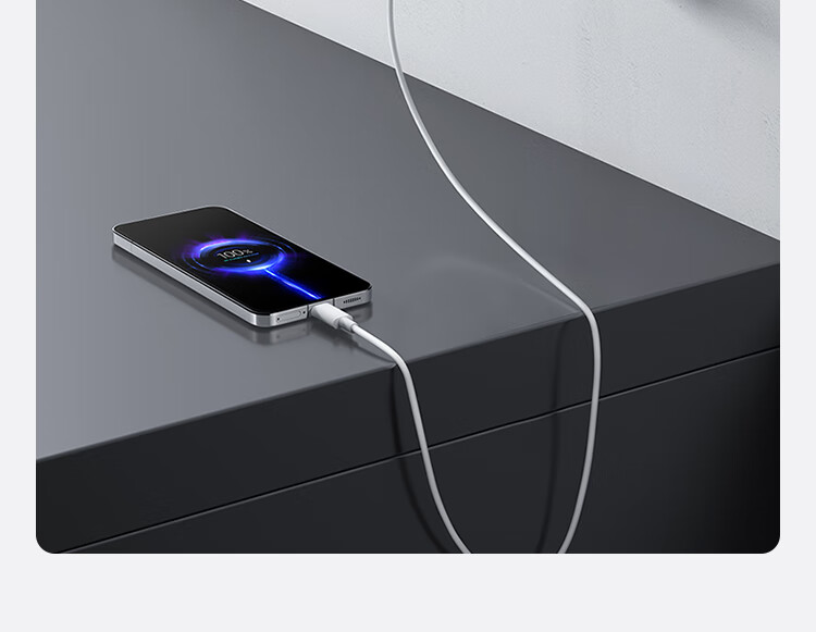 Кабель Xiaomi MI Original 3A Fast Charging (Type-C to Type-C), 1 м, белый, для iPhone 15/iPad