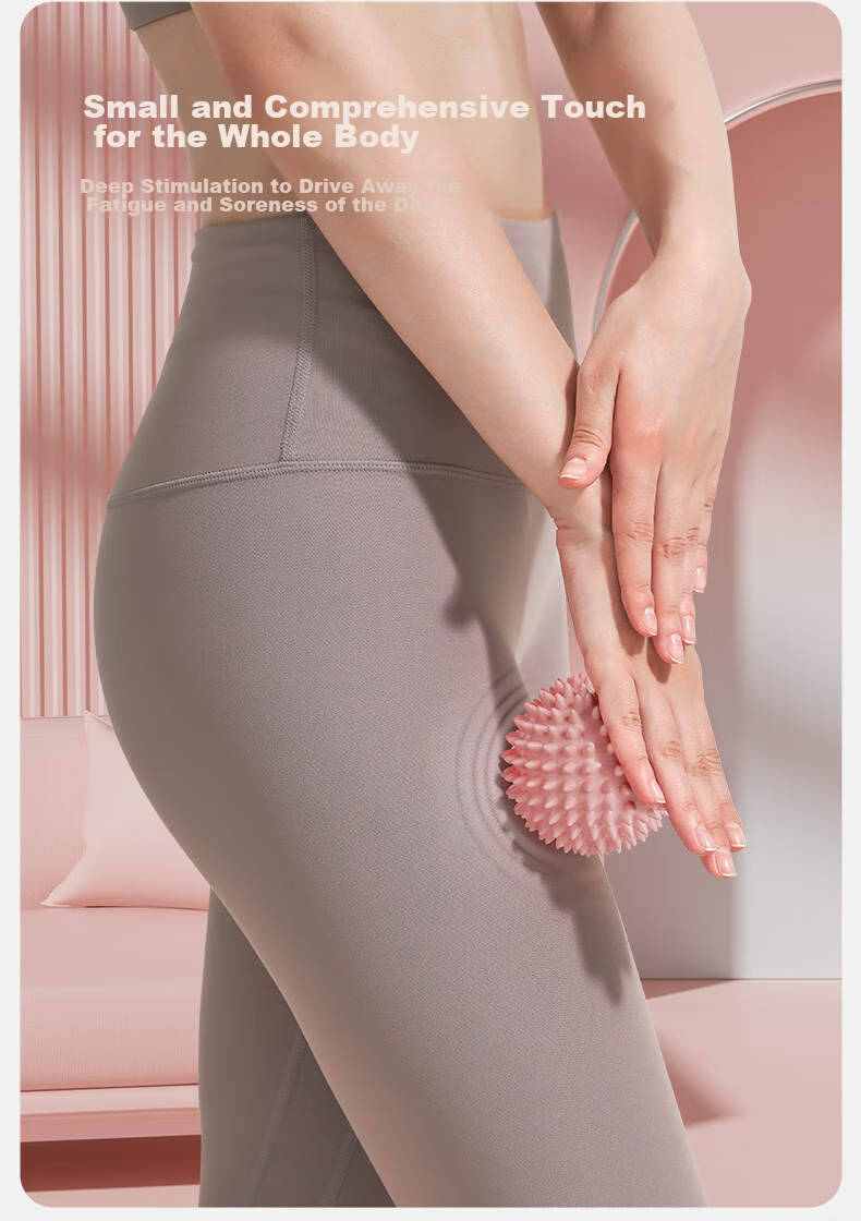 Массажный мяч Yottoy Fascia Ball, ежик, для точечного массажа стоп и шеи, йога, тренировки