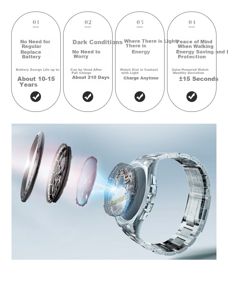 Часы наручные Citizen CA0690-88L, мужские, кварцевые, с солнечной батареей, синий циферблат, стальной браслет