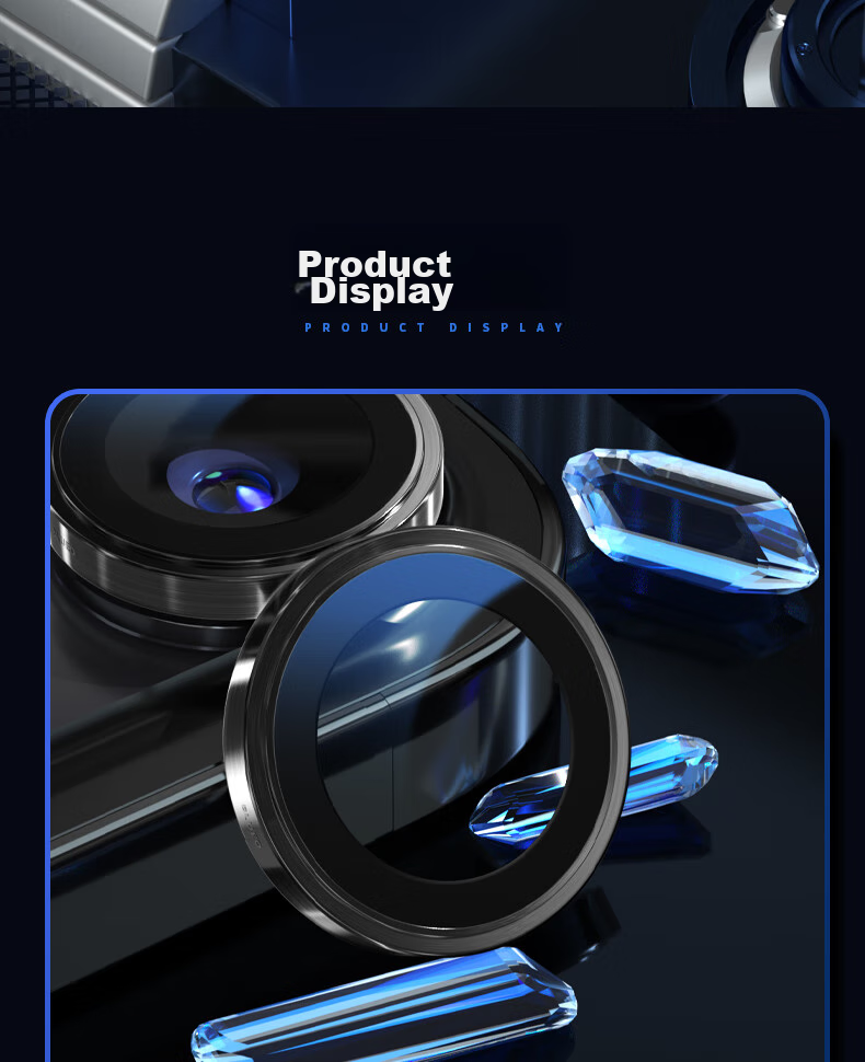 Защитная пленка для камеры iPhone 15 Pro Max