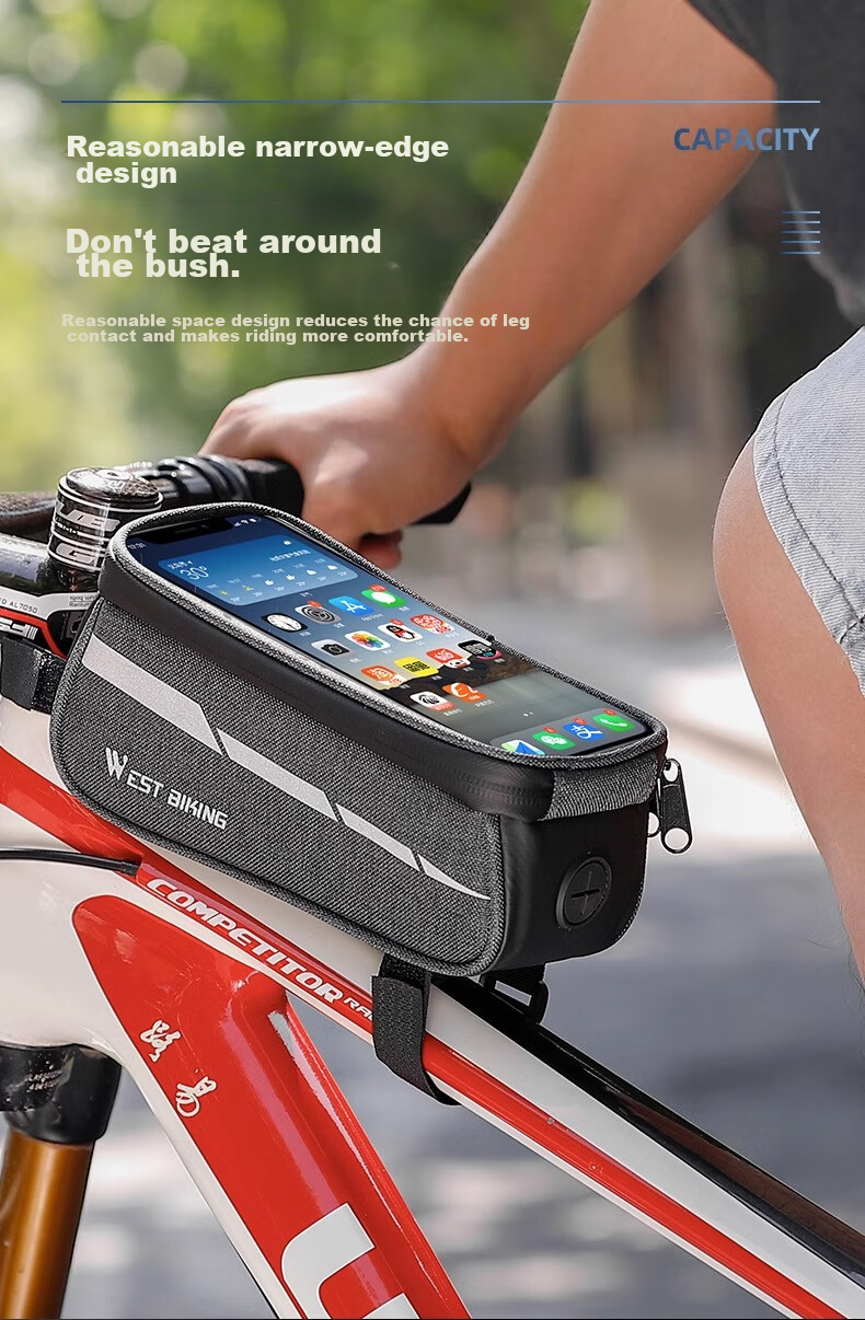 Велосипедная сумка WestBiking на руль, верхнюю трубу, передняя сумка для горного и шоссейного велосипеда, аксессуары для велоспорта