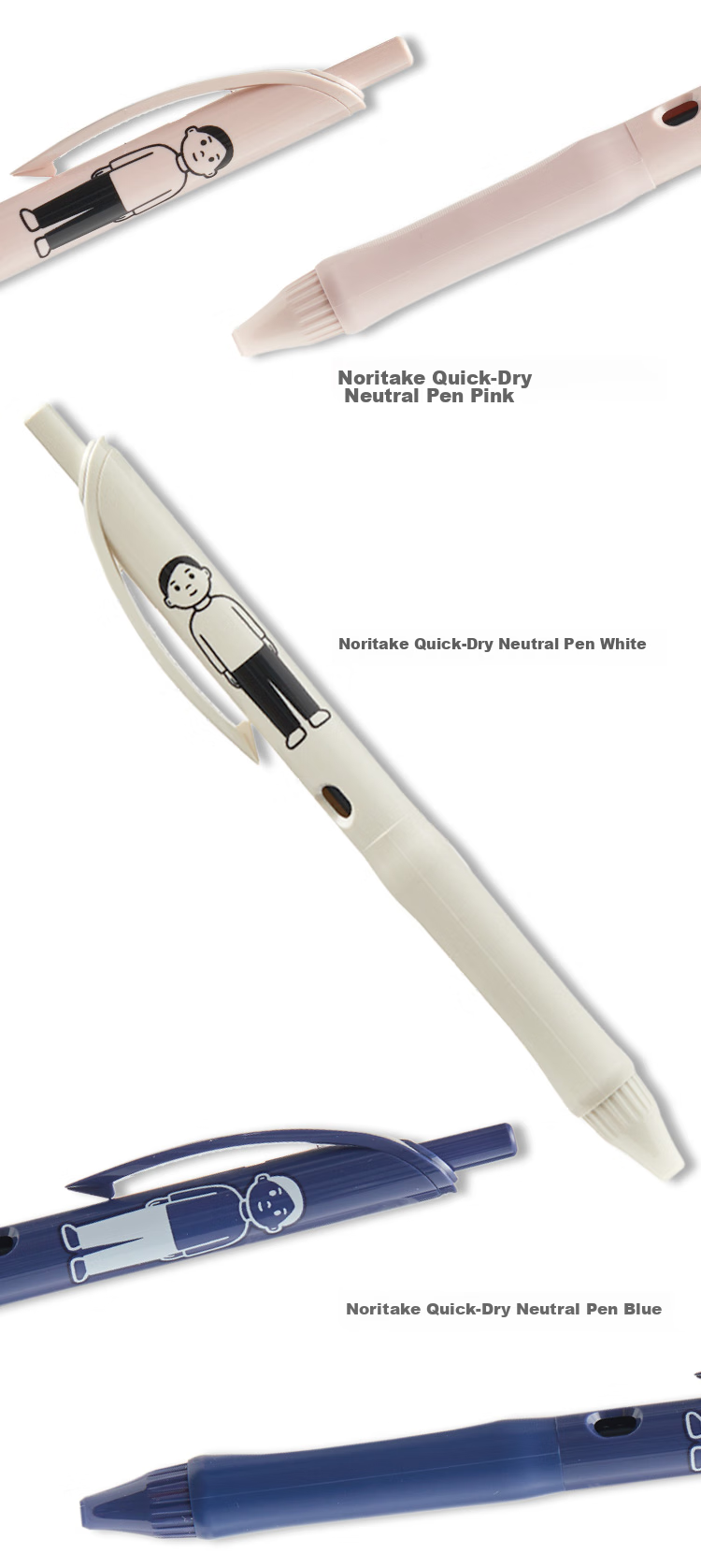 Гелевая ручка KOKUYO Noritake Vividry, 0.5 мм, черные чернила, розовый корпус, 1 шт.