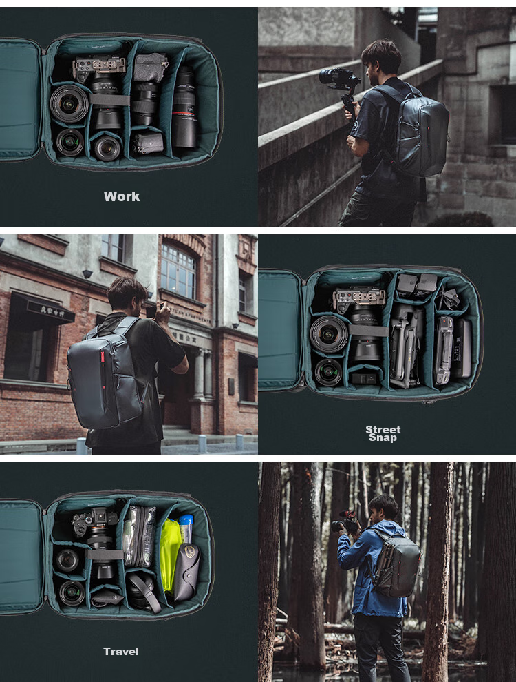 Рюкзак PGYTECH OneMo Lite для фототехники, 22л, черный