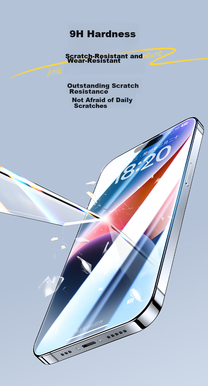 Защитное стекло PISEN для iPhone 14/13/16e, 2 шт., противоударное, антибликовое, с защитой от отпечатков пальцев, полное покрытие