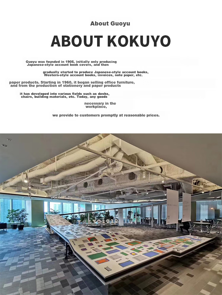 Блокнот KOKUYO в синем цвете "Лазурное небо" формата B5, с разделителями и линейкой, 26 отверстий