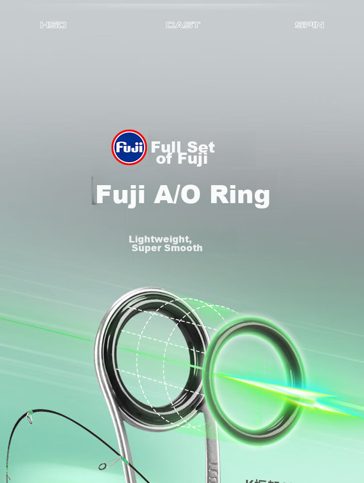 Удилище спиннинговое HISTAR Cuiying, 1.68 м, UL, с прямой рукояткой, с кольцами Fuji