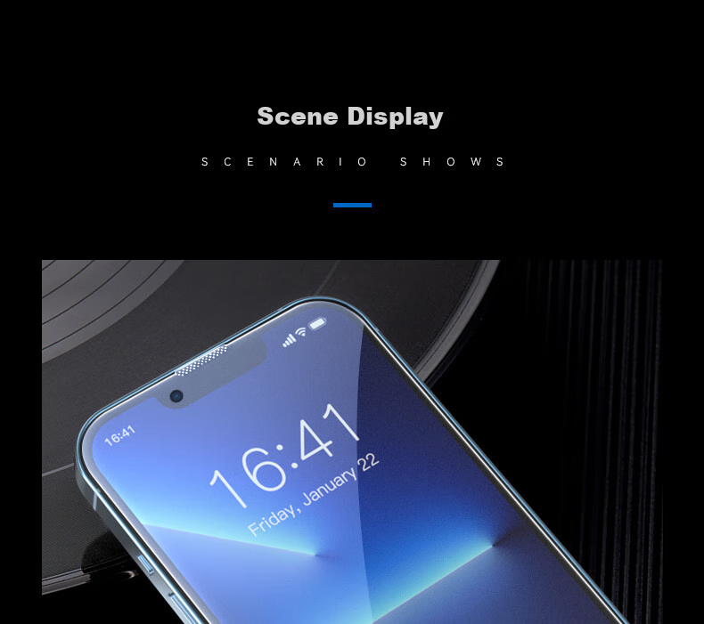 Защитное стекло Lanxingxiansheng для Apple iPhone 13 Pro Max и iPhone 14 Plus, полное покрытие HD, защита от отпечатков пальцев, матовое, противоударное
