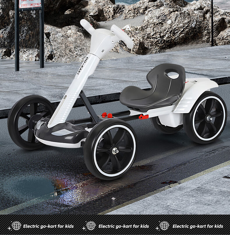 Электромобиль Babamama Kart KT-001 для детей от 1 до 8 лет, баланс-байк, четырехколесный, подарок для детей, для езды взрослых с дистанционным управлением