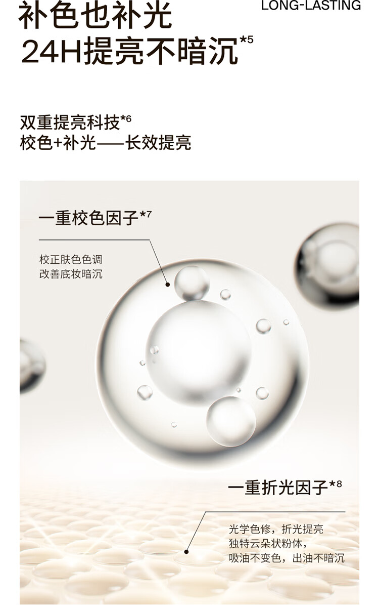 Joocyee酵色双色补光灯粉饼#C01透光紫9g补妆定妆 生日礼物送女生