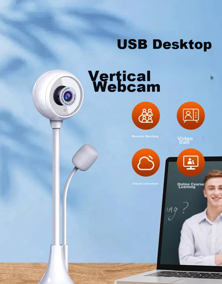 Веб-камера SADA A09 2K с микрофоном, USB, для видеоконференций, онлайн-уроков, стриминга, домашнего обучения