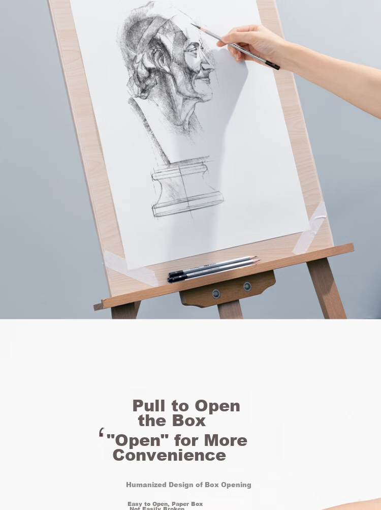 Карандаши чернографитные Deli HB Premium Art Drawing Pencils, 12 шт. в коробке, HB, деревянные, шестигранные, артикул RK3-HB
