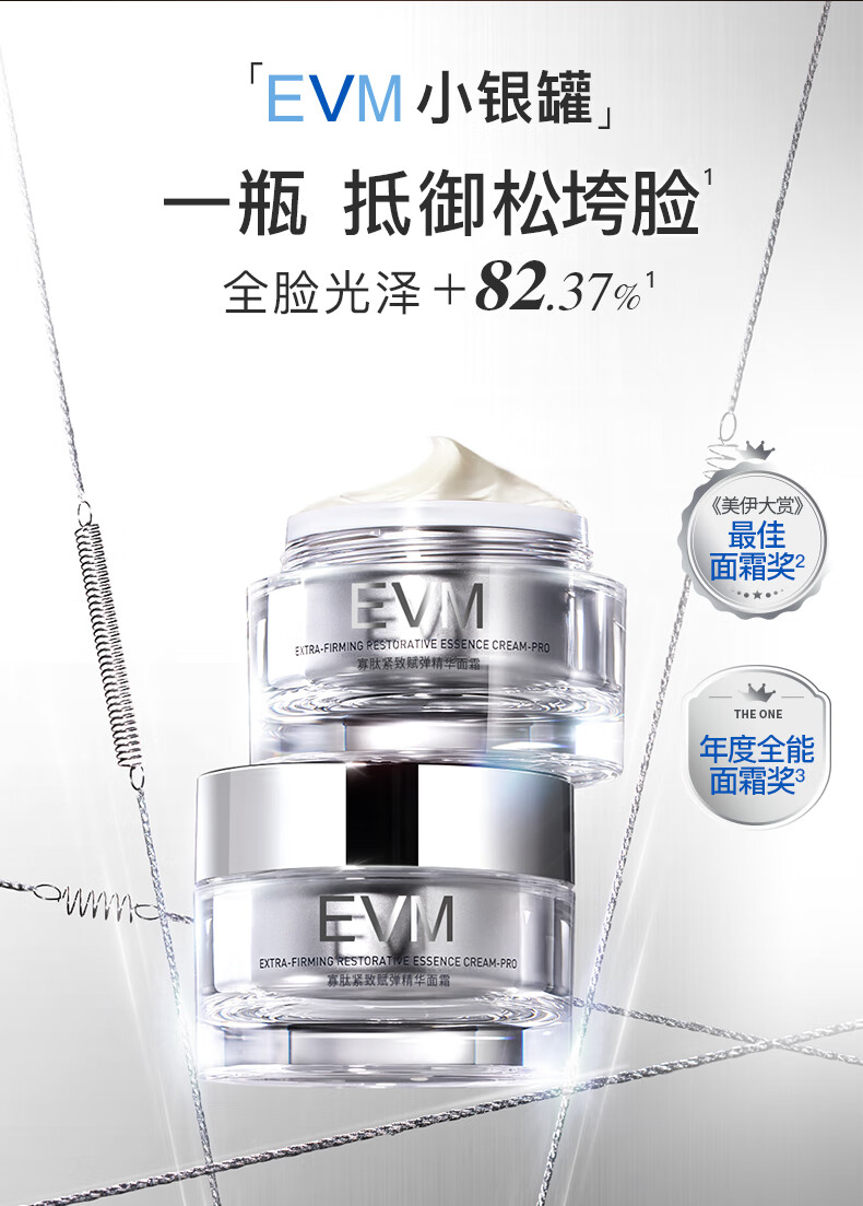 evm寡肽抗皱保湿提拉紧致面霜 抵御松垮肌新年礼物（滋润型）50g