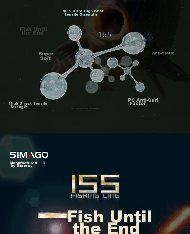 Леска SIMAGO Ximan Du, импортная из Японии, 4.0#, 80 м, 0.31 мм, 8.6 кг, монофильная, нейлон, прозрачная