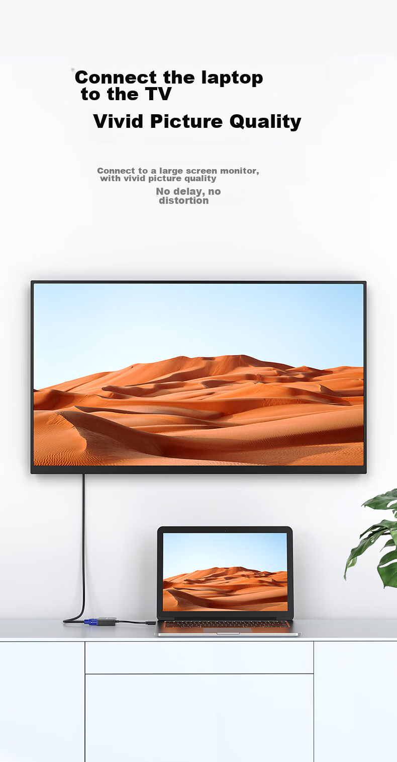 BIAZE [Высокопроизводительный чип AG6202] конвертер HDMI в VGA, адаптер видео высокой четкости, совместимый с ноутбуками, ТВ-приставками, мониторами и проекторами