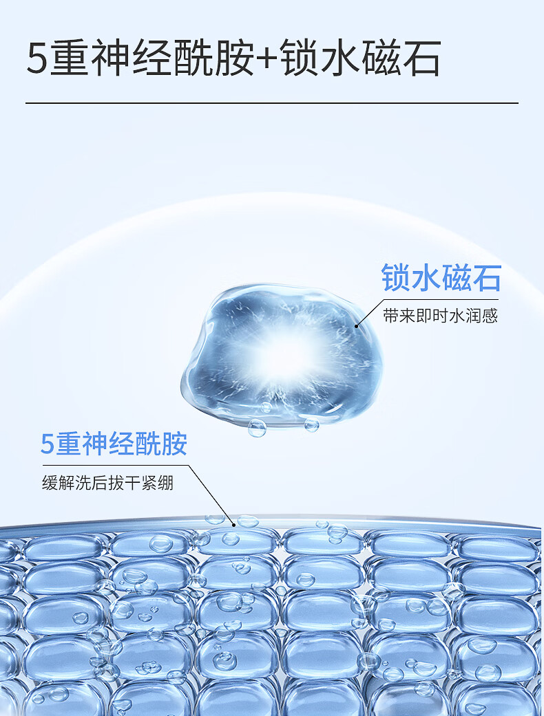 希川科颜氨基酸表活洗面奶学生洁面乳保湿不假滑 泡沫绵密 120ml