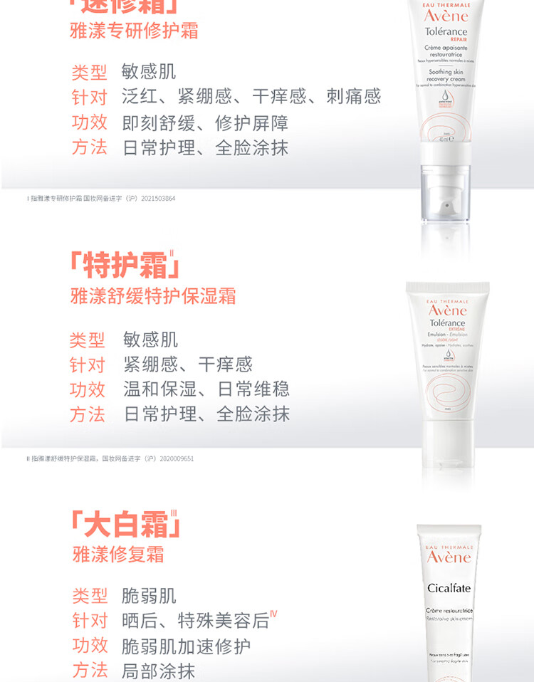 雅漾（AVENE） 【屈臣氏】雅漾专研修护霜 40ml