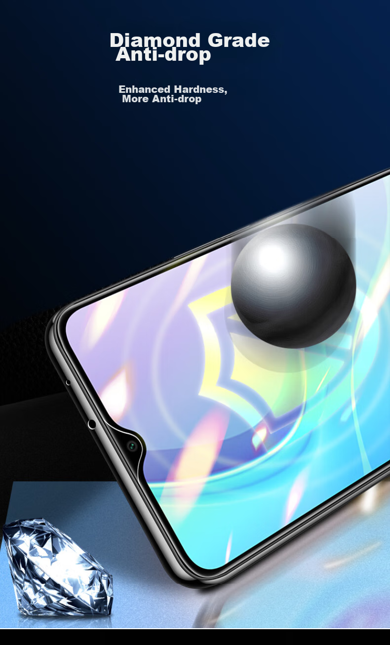 Защитное стекло MAIKUQI для Xiaomi Redmi 9A, полноэкранное, HD, прозрачное, защита от отпечатков пальцев, 2 шт.
