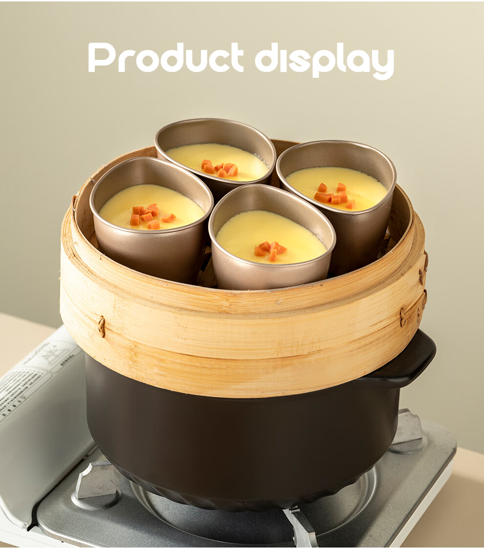 Формочка для приготовления яиц на пару Onlycook, корейский стиль, экономия места, двойной котел для приготовления яиц, пудингов