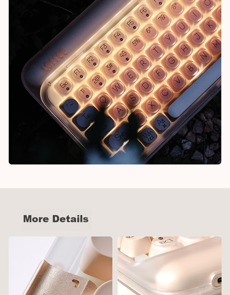 LOFREE Foundation Liquid Keyboard, беспроводная механическая Bluetooth клавиатура с тремя режимами, с возможностью горячей замены, для женского офисного компьютера, 84 клавиши