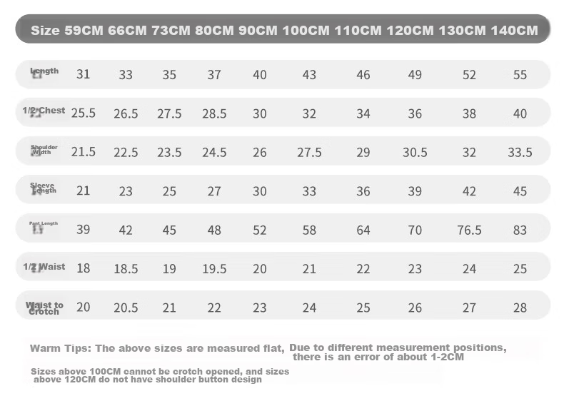 Детский комплект нижнего белья Ciciibear, хлопковый, для мальчиков и девочек, для весны и осени, пижама, размер 66см, цвет Молочный