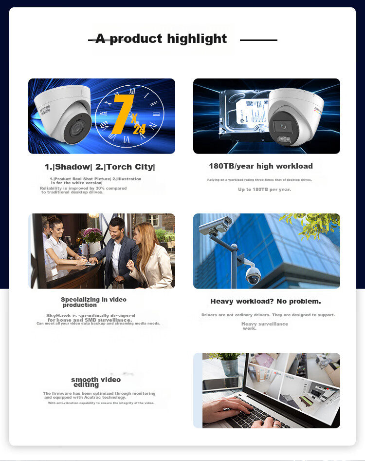 Жесткий диск HIKVISION Seagate 6TB для систем видеонаблюдения