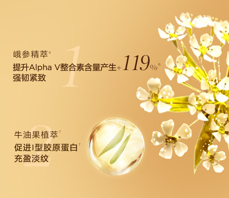 娇韵诗黄金双萃套装双萃50ml+眼霜20ml精华保湿滋润护肤品女神节礼物