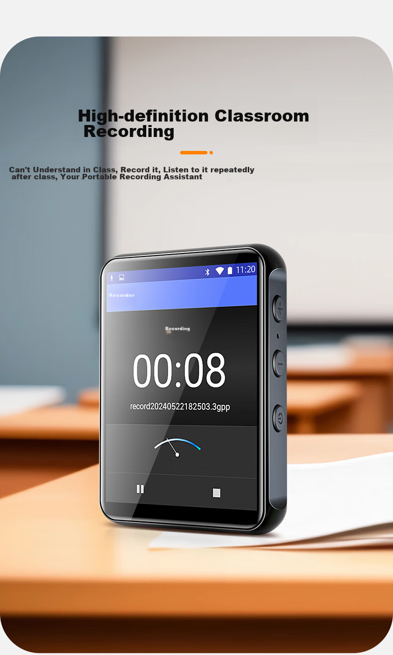 Портативный MP3/MP4 плеер FAMUE BF10, 40 ГБ, с Wi-Fi, Bluetooth, цвет черный