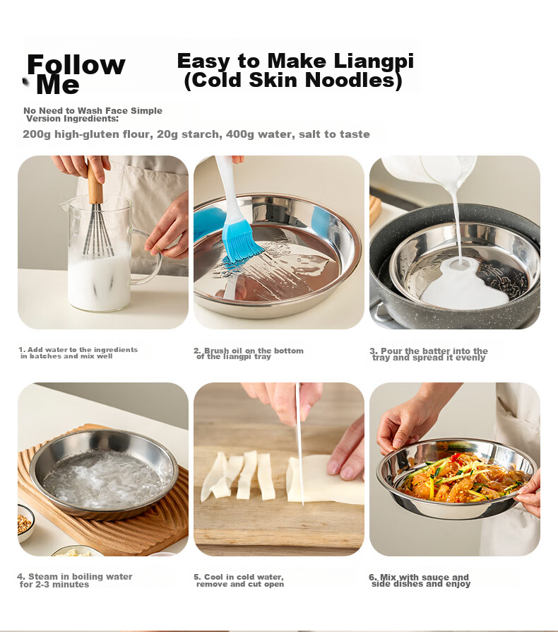 Тарелка Onlycook из нержавеющей стали 304, утолщенная, для фруктов, чая, риса, холодного мяса, круглая, диаметр 28 см