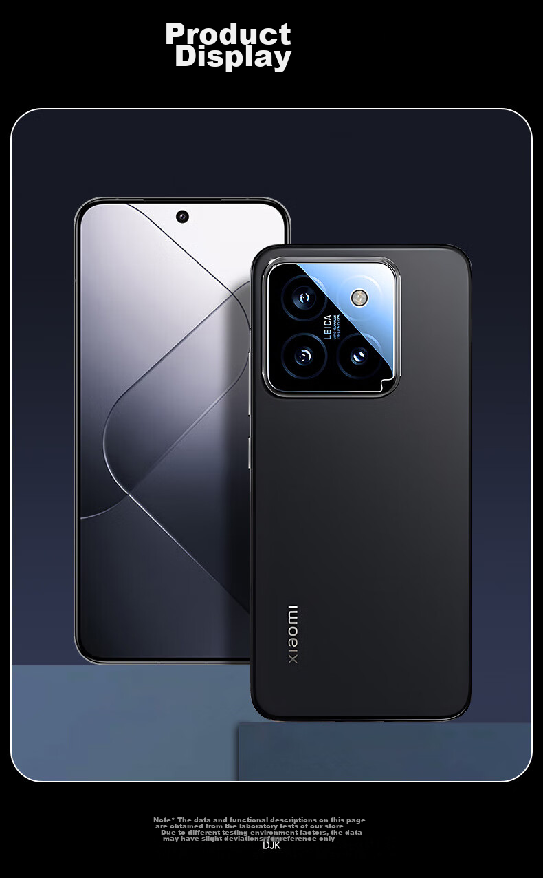 Защитная пленка для камеры KOOLIFE для Xiaomi 14, набор из 2 штук, противоударная, устойчивая к царапинам