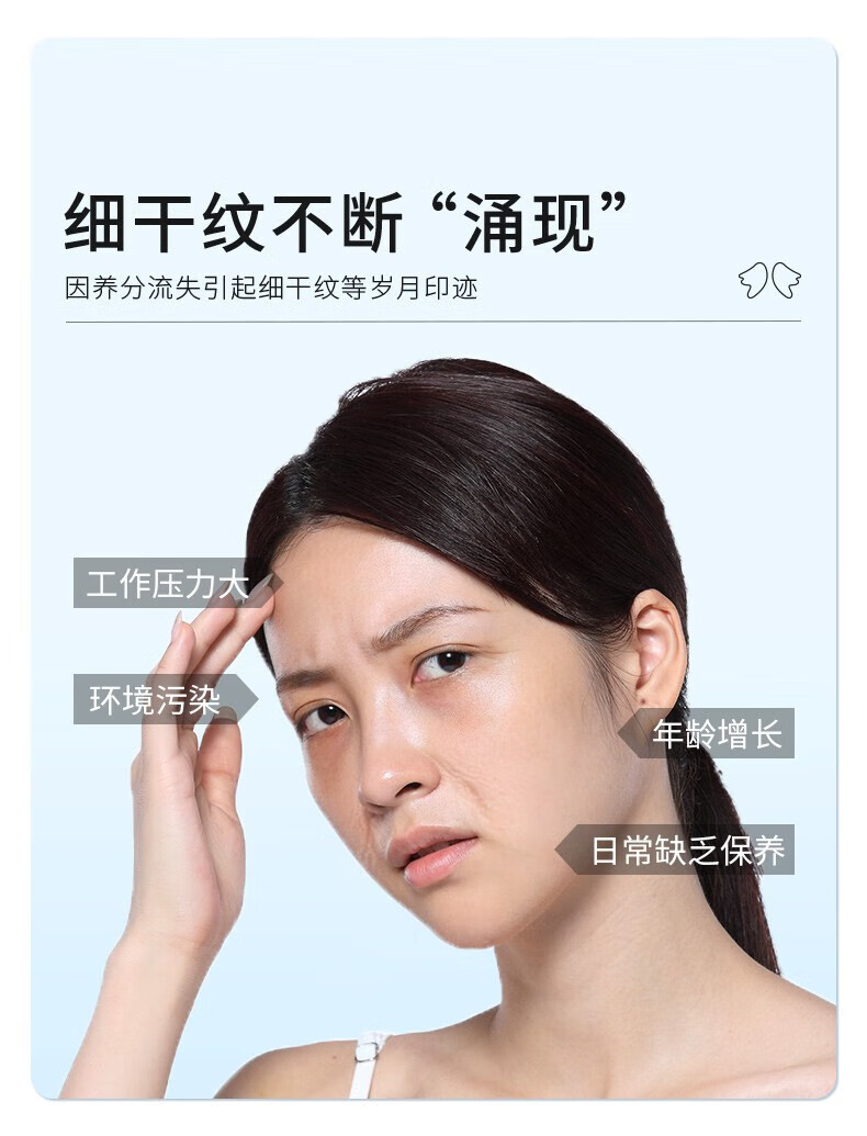 TUNKO法令纹贴补水提拉紧致改善淡化细纹皱纹嘴角纹面膜贴男女 5对1盒
