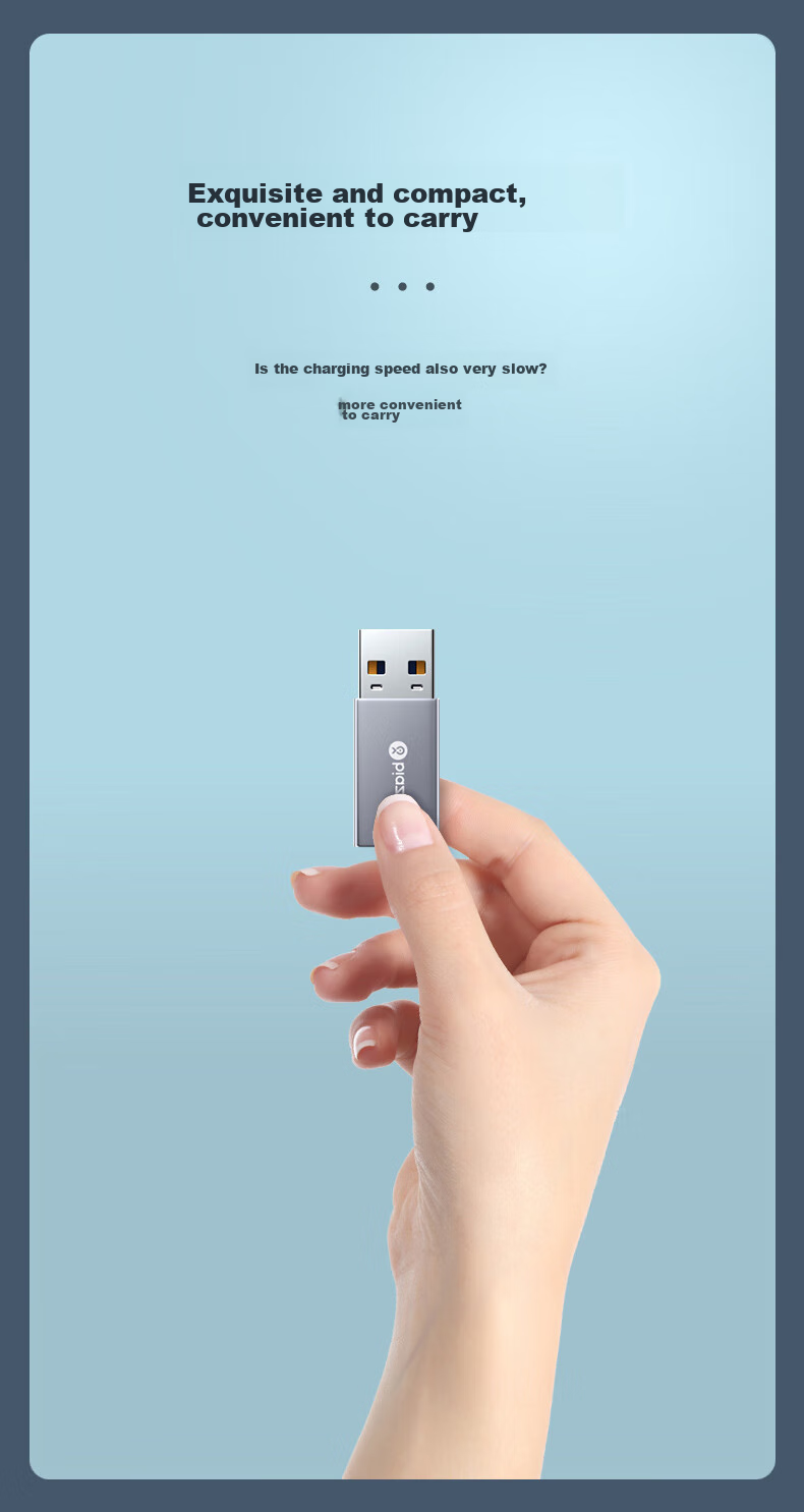 Переходник BIAZE USB 3.0 (Male) на Type-C (Female) для зарядки и передачи данных, совместим с Apple iPad, Huawei, ноутбуками