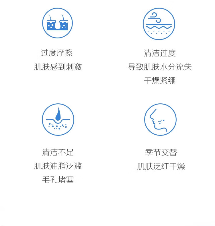 碧柔（Biore）氨基酸洁面泡泡洗面奶160ml 深层清洁低敏舒缓型