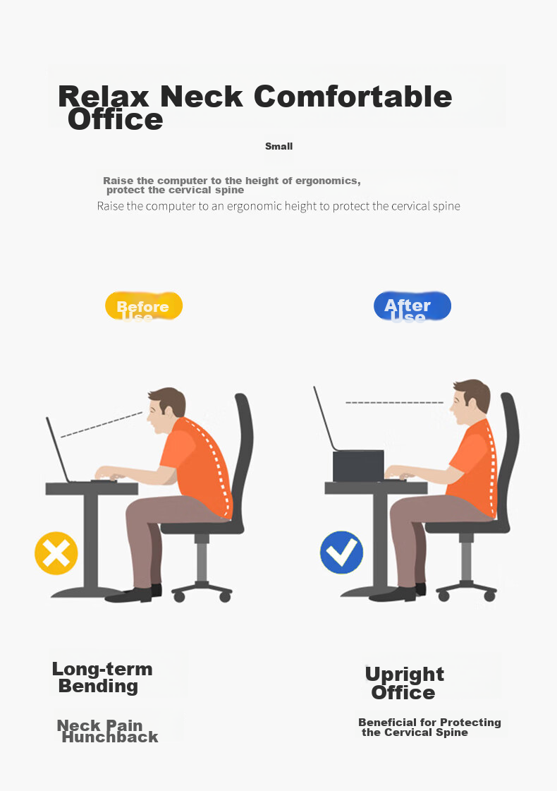 Подставка для ноутбука mryc, охлаждающая, подвесная, настольная, для монитора, для стояния, подходит для игровых ноутбуков до 18 дюймов, Mac, Apple, Huawei, Lenovo, белая