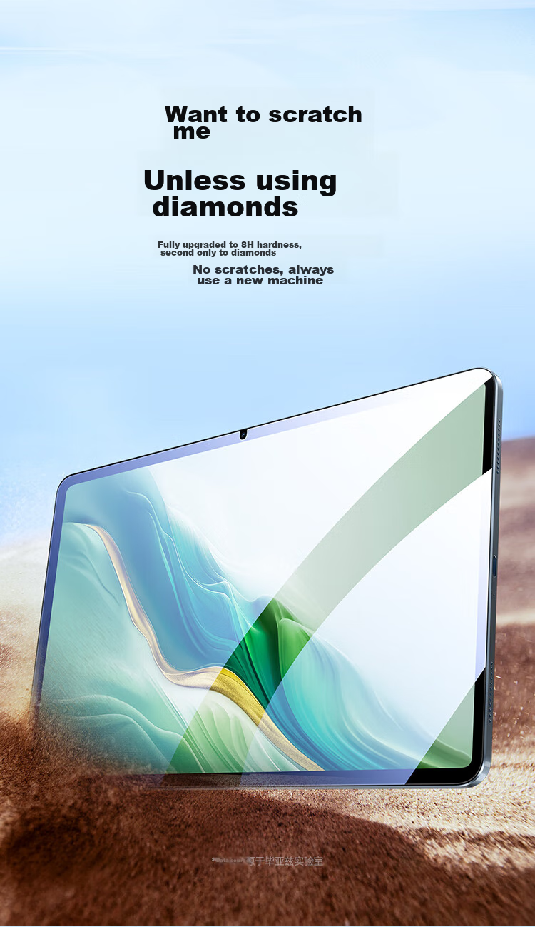 Защитная пленка BIAZE для Honor MagicPad 2024, 12.3 дюйма, HD, закаленное стекло, полное покрытие, противоударная, антистатическая