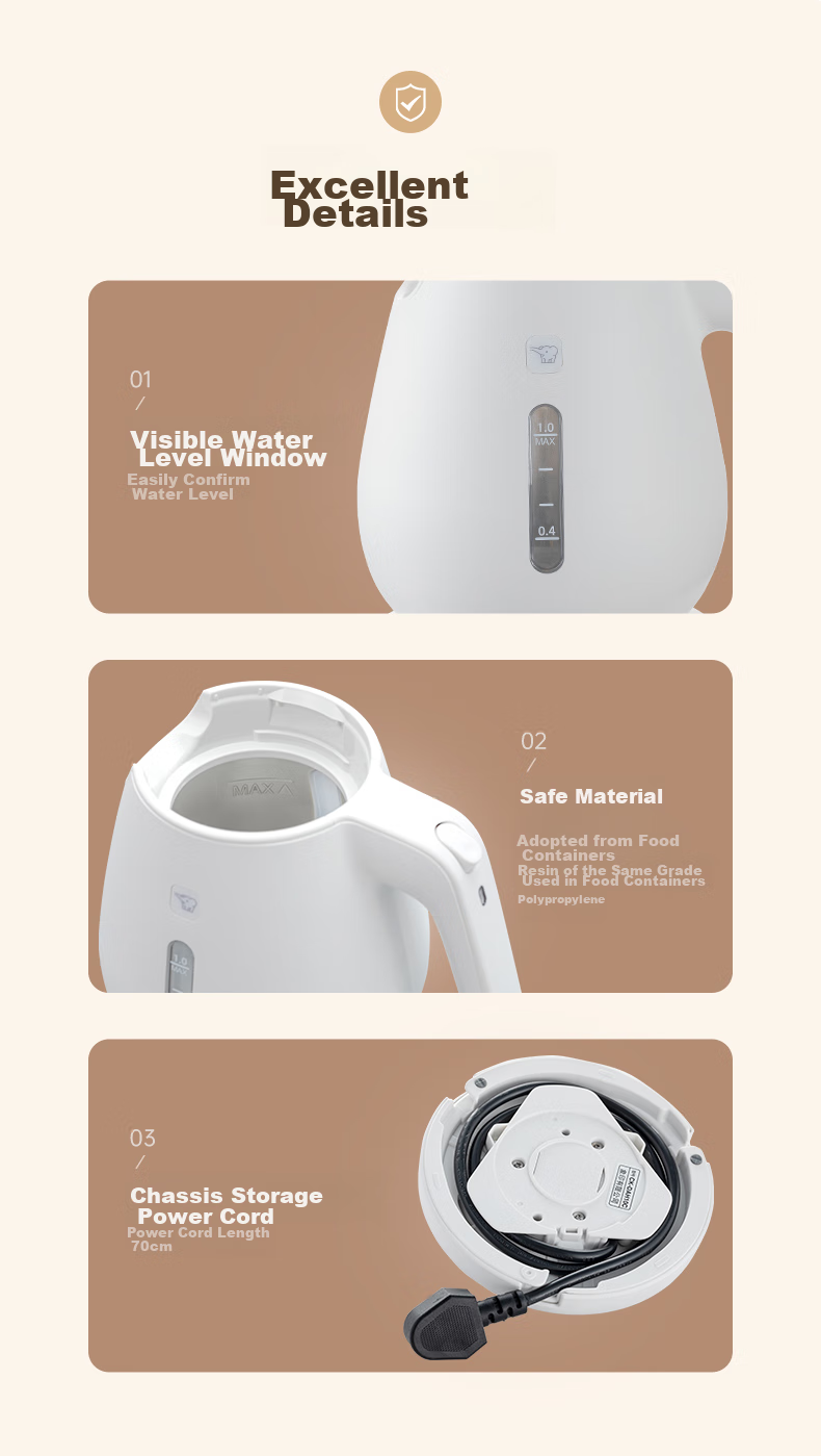 Электрический чайник ZO JIRUSHI CK-DAH10C, 1 л, белый