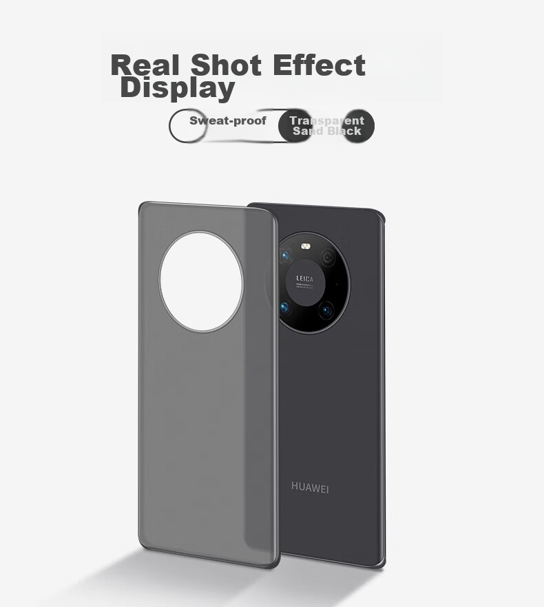 Чехол EDDGA для Huawei Mate 40, ультратонкий, матовый, полупрозрачный, защита камеры, полное покрытие, приятный для кожи