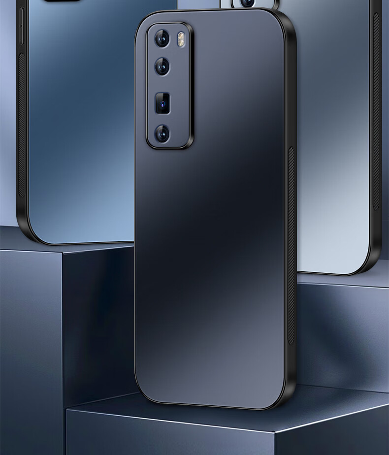 Чехол для Huawei Nova 7 Pro Shangsu, AG матовый, защита камеры, противоударный, бизнес-стиль, лавандовый серый
