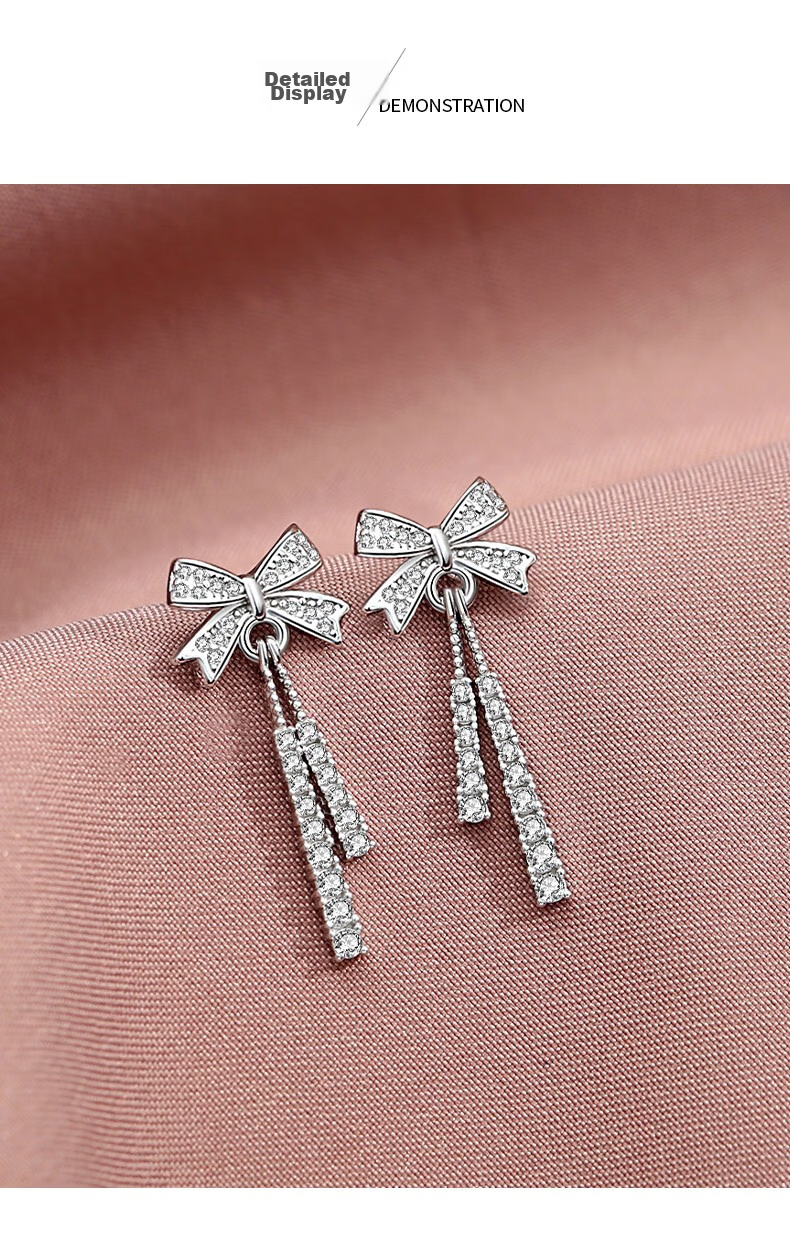 Серьги-пусеты MANHE S999 из стерлингового серебра в форме бабочки, женские, подарок на День Святого Валентина