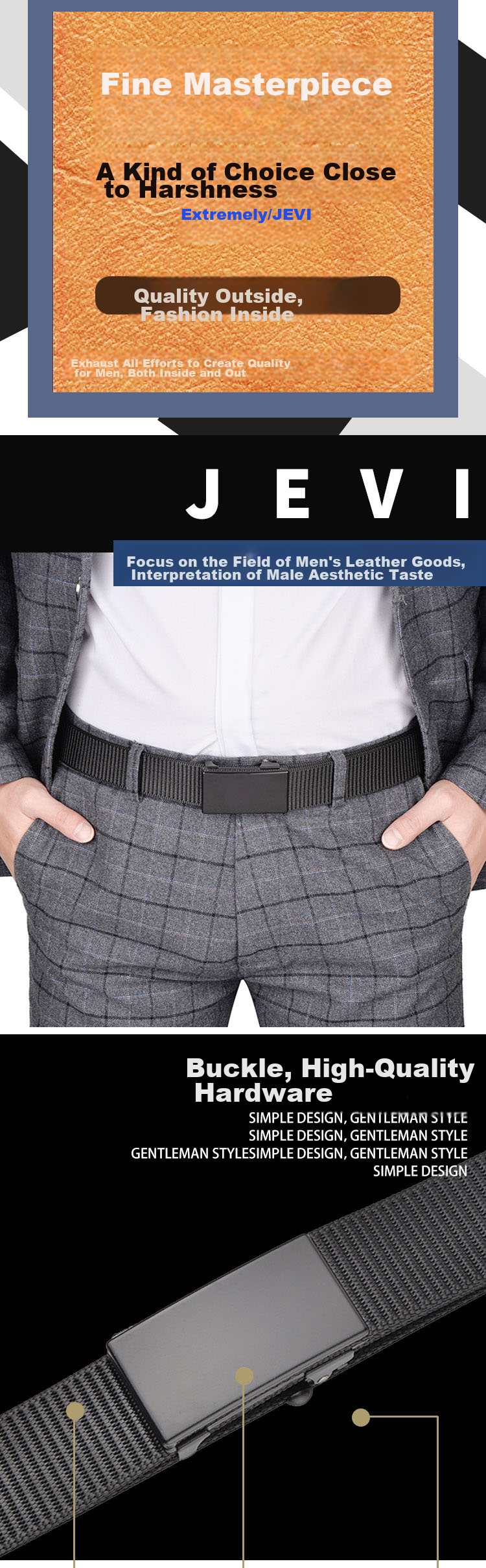 Ремень JEVI Canvas Outdoor Automatic Buckle Belt, мужской, быстросохнущий, джинсовый, без отверстий, подарок на день рождения