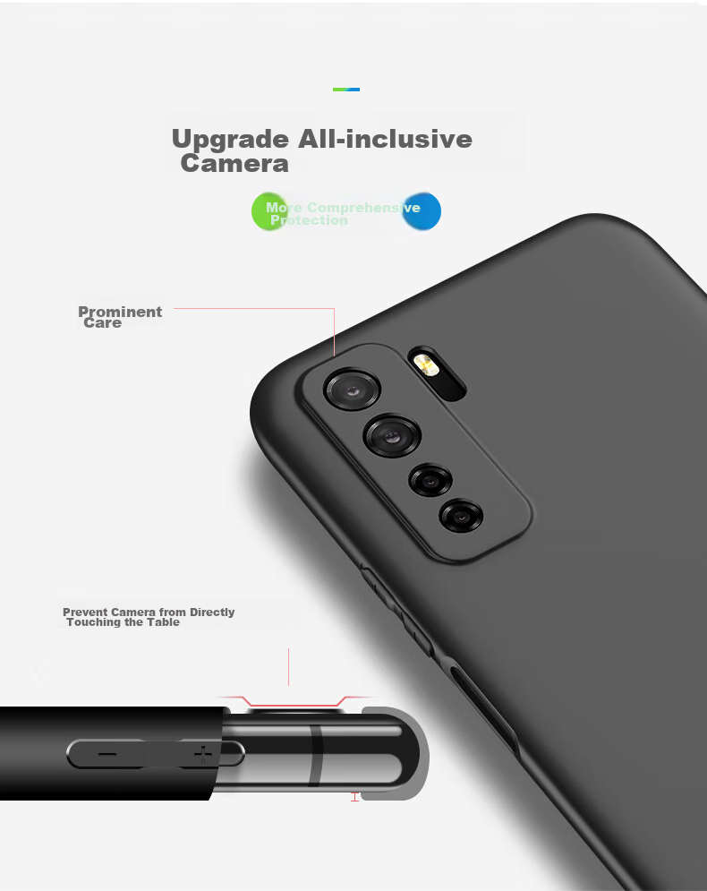 Чехол для телефона HotFire для HUAWEI Nova 7 SE, Huawei Nova 7 SE 5G, противоударный, матовый, прозрачный, черный