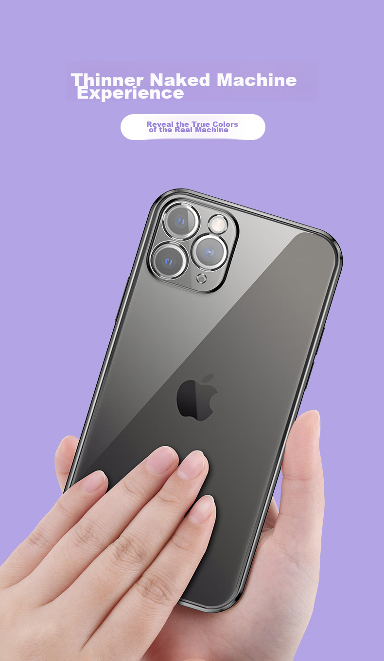 Чехол PISEN для iPhone 11 Pro Max, прозрачный, противоударный, с защитой от падений и отпечатков пальцев