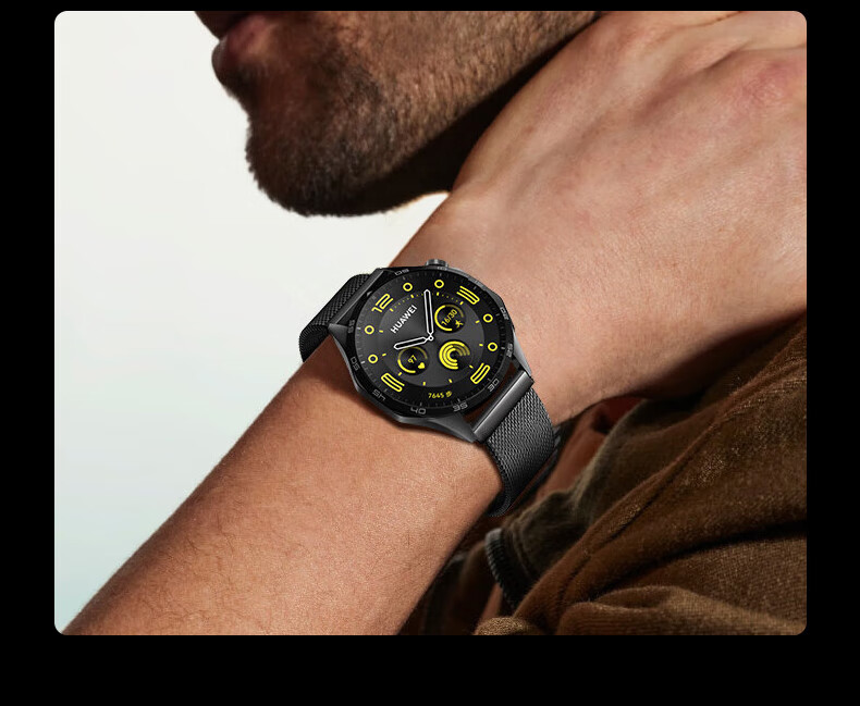 Ремешок CangHua Milanese для Huawei GT6/GT5/Watch 4/3/GT4/GT5 Pro/GT3/2 Pro, из нержавеющей стали, с двойным магнитным замком