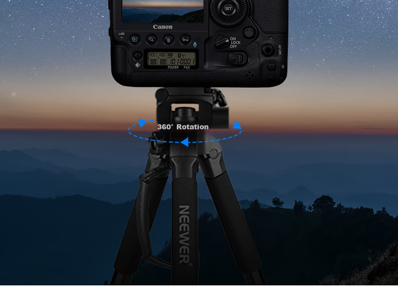 Штатив NEEWER SAB264 из алюминиевого сплава, легкий, портативный, для DSLR, беззеркальных, цифровых камер, профессиональный универсальный штатив для фотографии, видеосъемки, мобильного телефона, видеотрансляций, уличный монопод