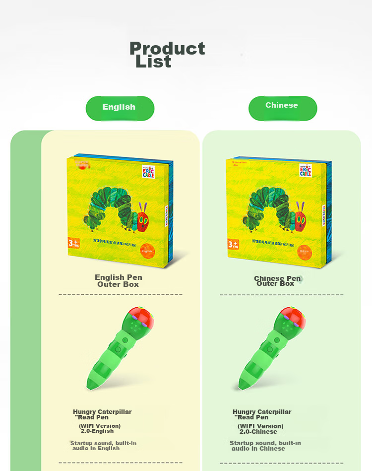 Каталка-ходунки Caterpillar Littlebean, развивающая игрушка для детей от 0 до 3 лет, обучающая машина, подарок на день рождения и Новый год