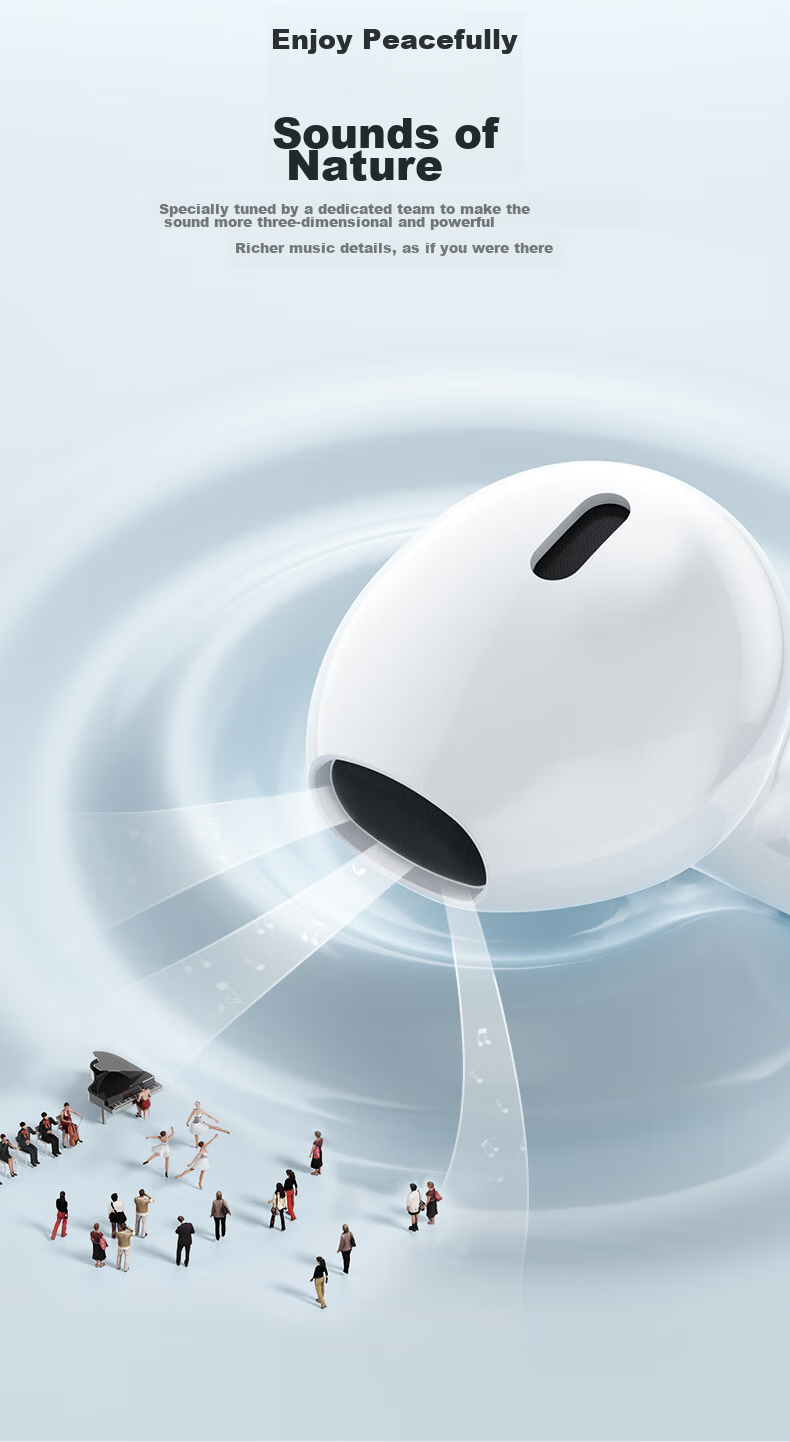 Беспроводные наушники WITGOER Bluetooth 5.0, полувкладыши, с ультрадолгим временем работы от батареи, шумоподавлением, универсальные для Xiaomi Vivo