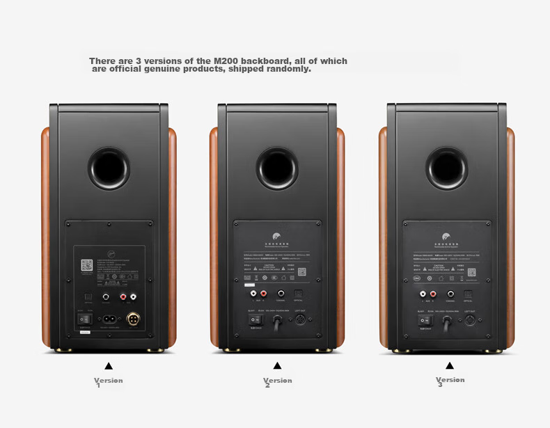HiVi M200 2.0 канальная Bluetooth акустика, HiFi активные колонки для ноутбука, настольного компьютера, домашнего кинотеатра, натуральное дерево